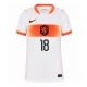 Billige Fotballdrakt Nederland Donyell Malen #18 Replika Bortedrakt Dame VM 2026 Kortermet Billige Fotballdrakt Nederland Donyell Malen #18 Replika Bortedrakt Dame VM 2026 Kortermet
